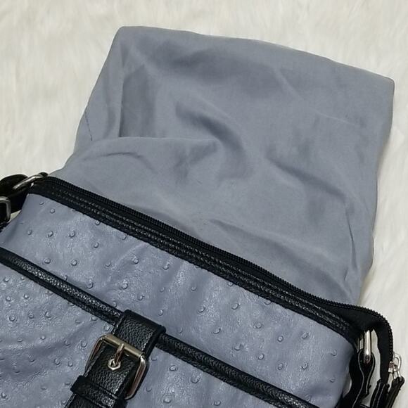 Treviso Faux Leather Textured Crossbody Purse - Picture 5 of 6